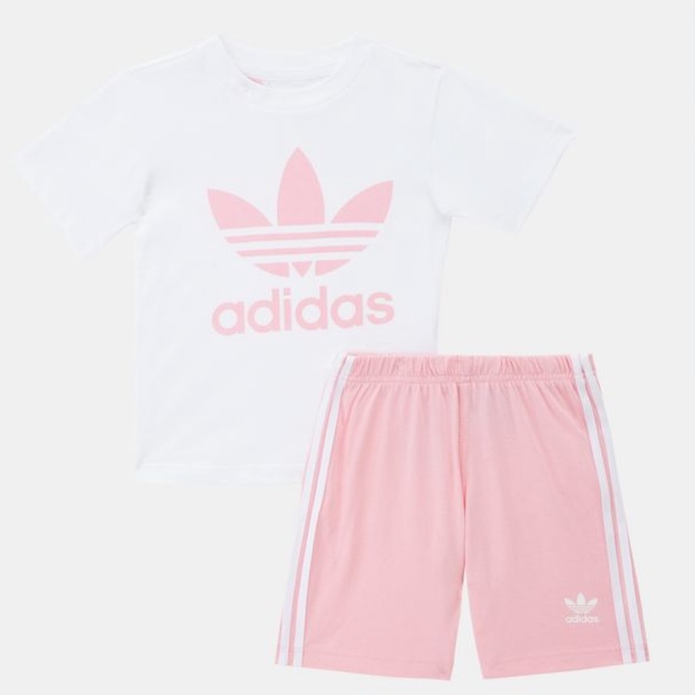 Pink Adidas shorts